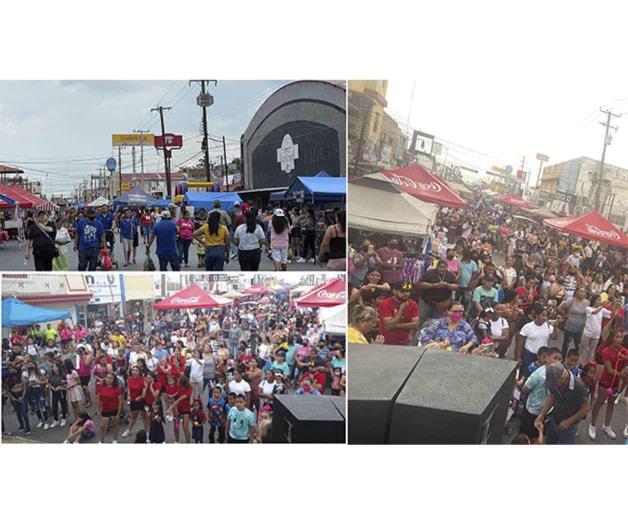 Familias disfrutan Día del Comercio Familias disfrutan Día del Comercio