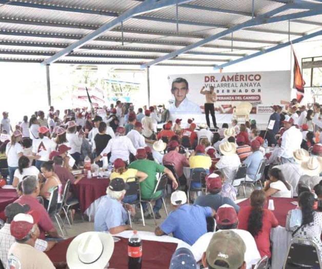 No más compra de voluntades, advierte Américo Villarreal en Antiguo Morelos