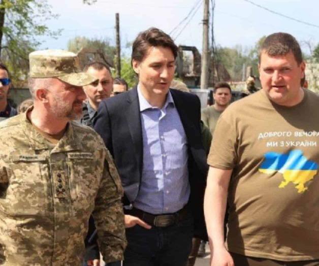 Justin Trudeau recorre Irpin en visita sorpresa a territorio ucraniano Justin Trudeau recorre Irpin en visita sorpresa a territorio ucraniano