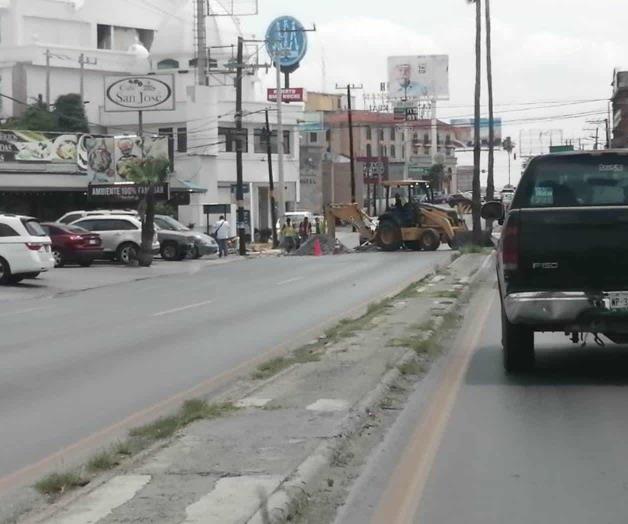 Cierran carriles viales por obras en Boulevard Hidalgo y Río Mante