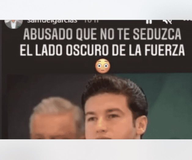 Tras “halago” de AMLO, Samuel García publica meme del presidente Tras “halago” de AMLO, Samuel García publica meme del presidente