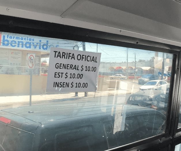 Se autorizan tarifan única en las peseras