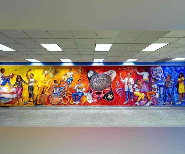 Reynosense destacado inaugura mural en Guadalajara
