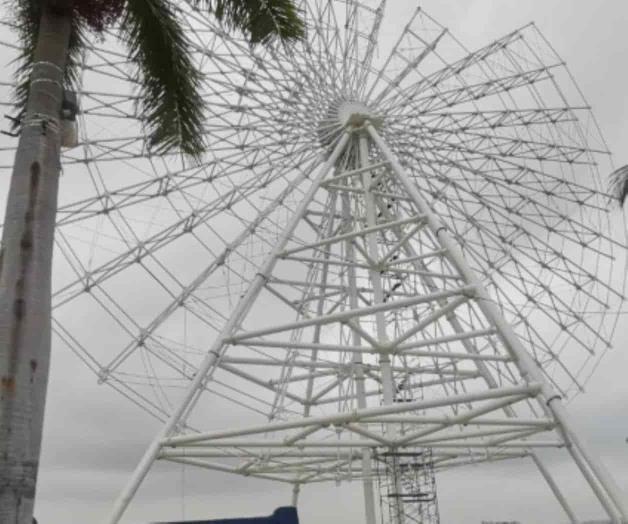 Se ‘eterniza’ construcción de la rueda de la fortuna Se ‘eterniza’ construcción de la rueda de la fortuna