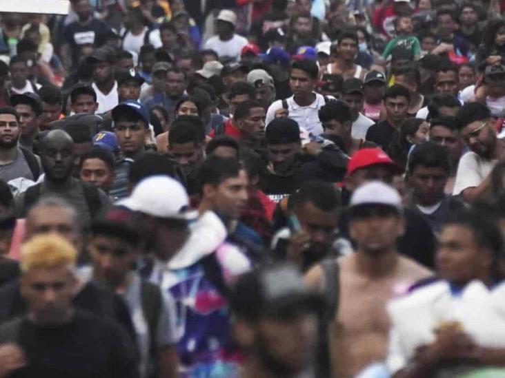 Parte caravana de migrantes en Chiapas Parte caravana de migrantes en Chiapas