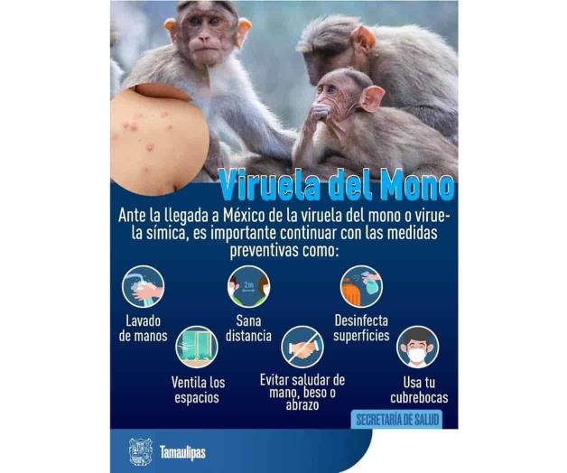 Recomiendan medidas sanitarias contra viruela Recomiendan medidas sanitarias contra viruela