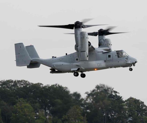 Desploma aeronave y mueren 5 marines