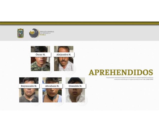 Fiscalía de Puebla detiene a cinco personas por linchamiento de Daniel Picazo en Huauchinango Fiscalía de Puebla detiene a cinco personas por linchamiento de Daniel Picazo en Huauchinango