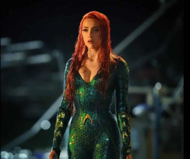 Continúa Amber Heard en Aquaman 2, según portavoz