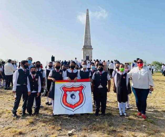Participan alumnos en la celebración Participan alumnos en la celebración