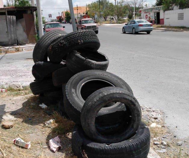 Peligro ambiental: Invasión de llantas