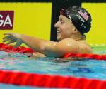 Ledecky gana en 400 metros libres en Mundial de Natación