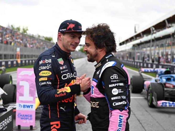 Verstappen supera a Alonso y saldrá 1ro. Verstappen supera a Alonso y saldrá 1ro.