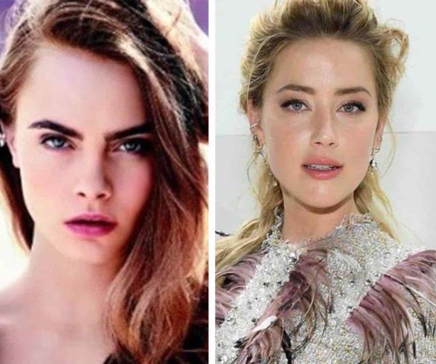 Viralizan fotos de Amber Heard ¡besando a Cara Delevingne!