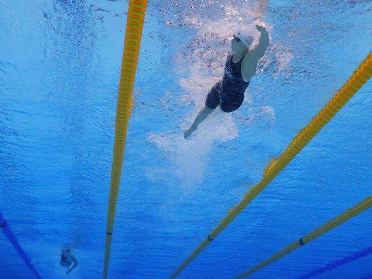 Ledecky se convierte en la primera nadadora en ganar cinco mundiales seguidos Ledecky se convierte en la primera nadadora en ganar cinco mundiales seguidos