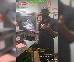 Tras 27 años de trabajo, empleado es Tras 27 años de trabajo, empleado es