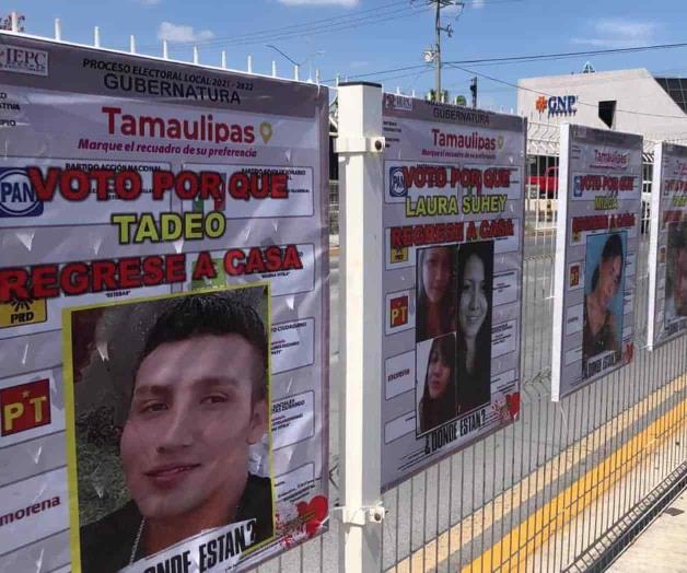 “Vota por que regresen a casa…” “Vota por que regresen a casa…”