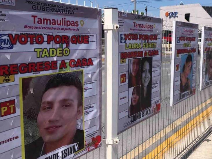“Vota por que regresen a casa…” “Vota por que regresen a casa…”