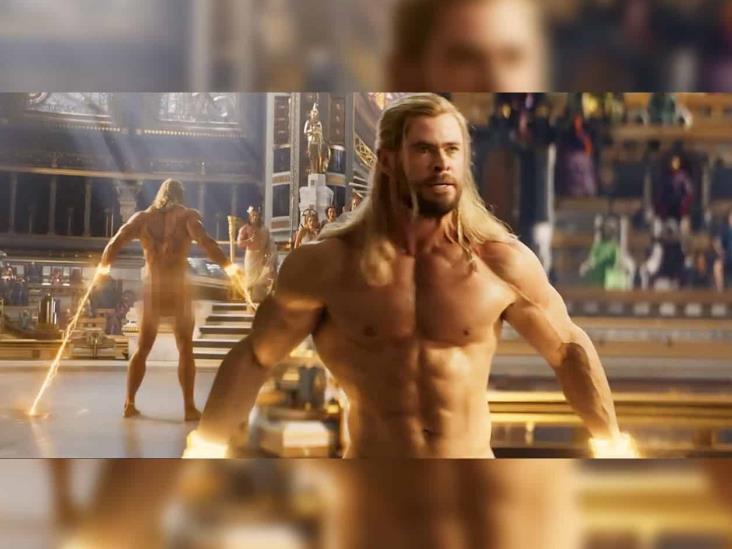 Escena sin camisa de Chris Hemsworth es la parte más reproducida del  tráiler de Thor: Amor y Trueno