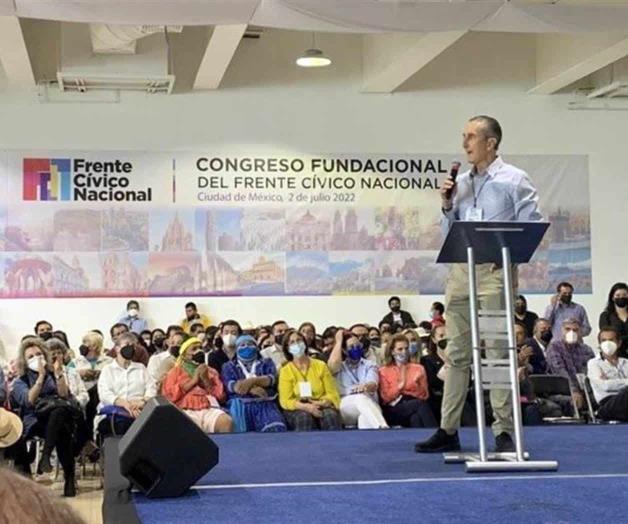 Fundan Frente Cívico Nacional; piden unidad también a OSC