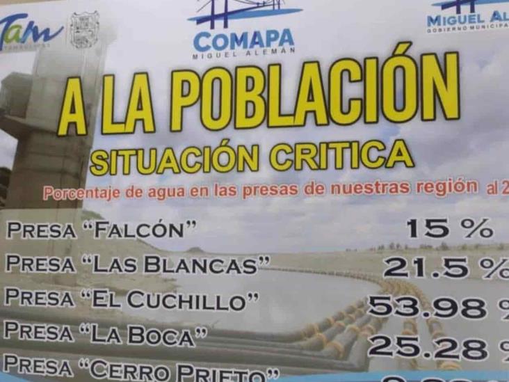 Presas se secan; están en sus niveles más bajos Presas se secan; están en sus niveles más bajos
