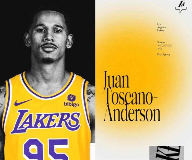 Presentan los Lakers a Toscano Presentan los Lakers a Toscano