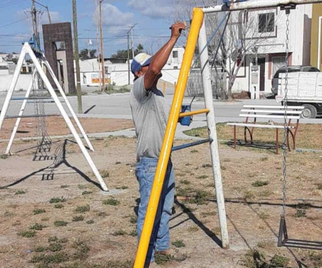 Rehabilitan área verde Rehabilitan área verde