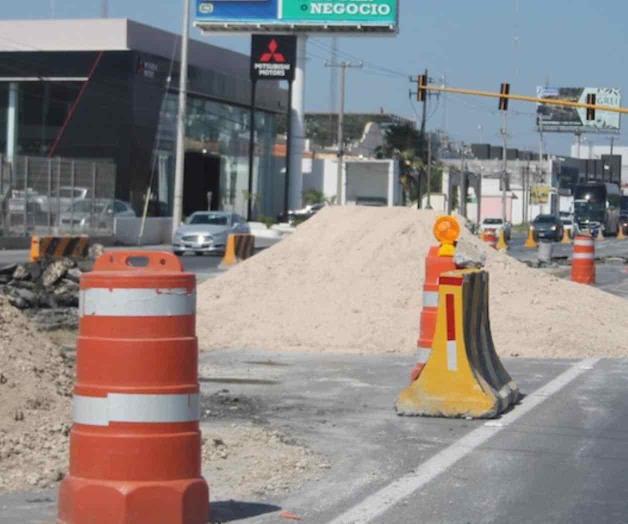 Hacen crucero muy peligroso:Obra sin conclusión