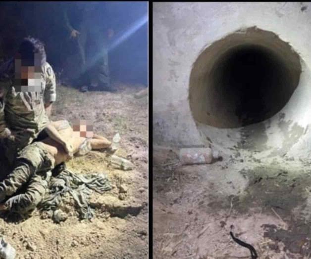 Rescatan a indocumentado atrapado en tubería de drenaje