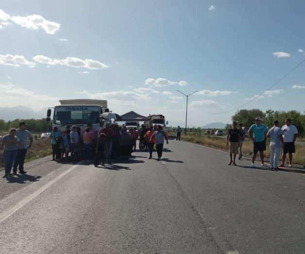 Bloquean la Nacional en Montemorelos 