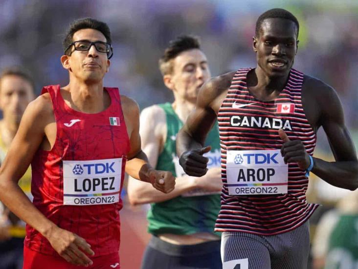 Mexicano López cuida salud y va a final de 800 metros Mexicano López cuida salud y va a final de 800 metros