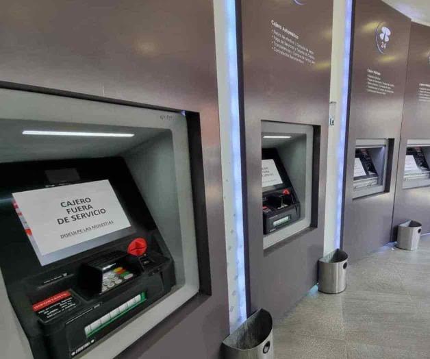 Sin servicio cajeros automáticos de Banorte