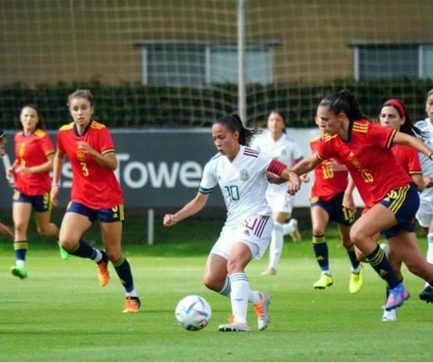 Pierde Selección Femenil Sub 20 ante España 