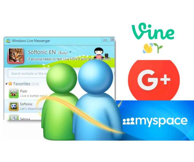 Redes sociales que triunfaron y después desaparecieron