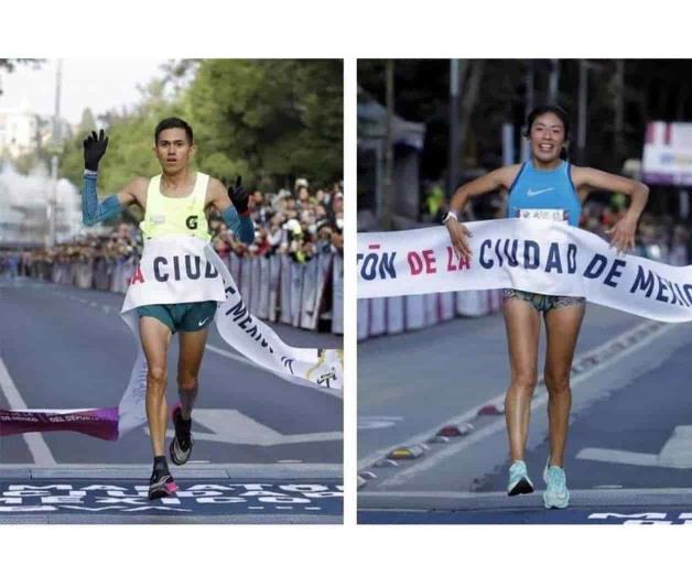 México triunfa en el medio Maratón