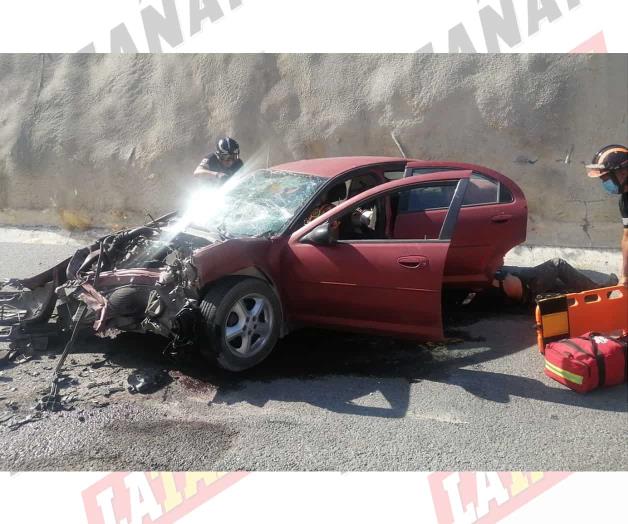 Muere hombre en choque y quedan 3 lesionados 
