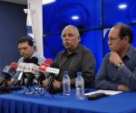 Rueda de Prensa con el dirigente estatal del PAN, Luis René Cachorro Cantú Galván