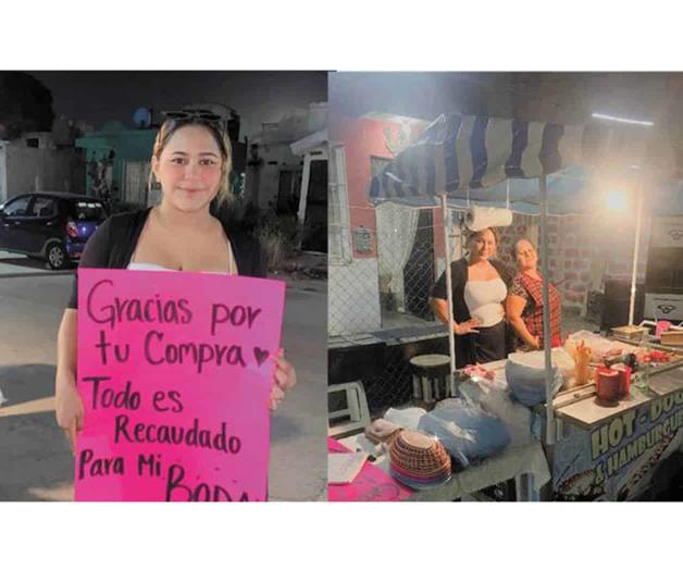 Venden Hot Dogs para pagar su boda