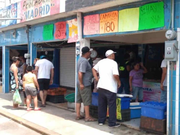 Repunte en venta de mariscos