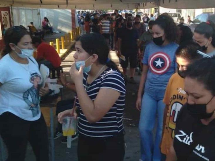 Surge inconformidad al agotarse vacunas Surge inconformidad al agotarse vacunas
