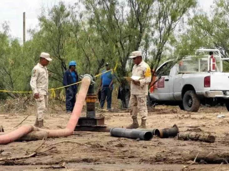 Identifican posible punto de ingreso de agua a la mina Identifican posible punto de ingreso de agua a la mina
