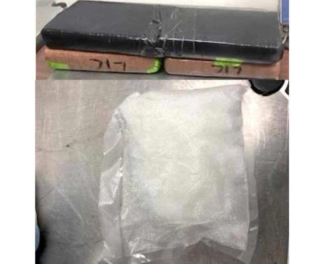 Confiscan ‘coca’ y metanfetamina