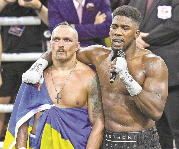 Usyk vence a Joshua de nuevo y retiene coronas