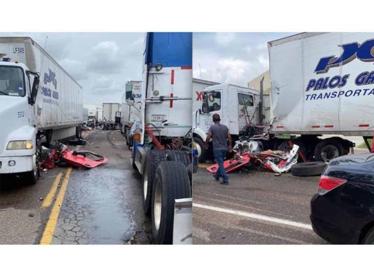 Choque frontal en Bulevar Killam de Laredo, Texas; hay 2 lesionados Choque frontal en Bulevar Killam de Laredo, Texas; hay 2 lesionados