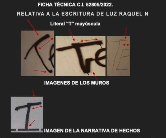 Avance de Fiscalía: Luz Raquel escribió mensajes de amenaza