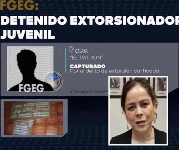 Cae hijo de regidora panista por extorsión en Celaya 