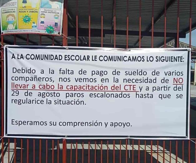 Iniciarán maestros clases con paros