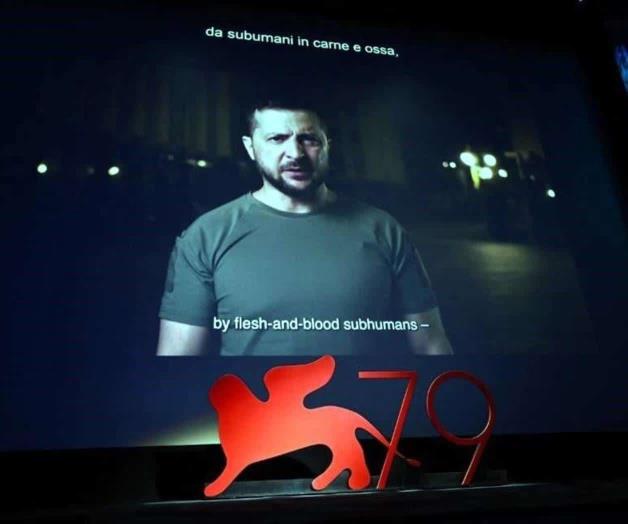 Pide Zelenskyy al mundo del cine que una fuerzas con Ucrania