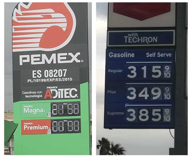 Gasolina es más barata en el Valle