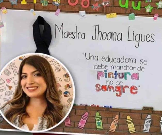 Se unen para localizar a esposo de maestra asesinada